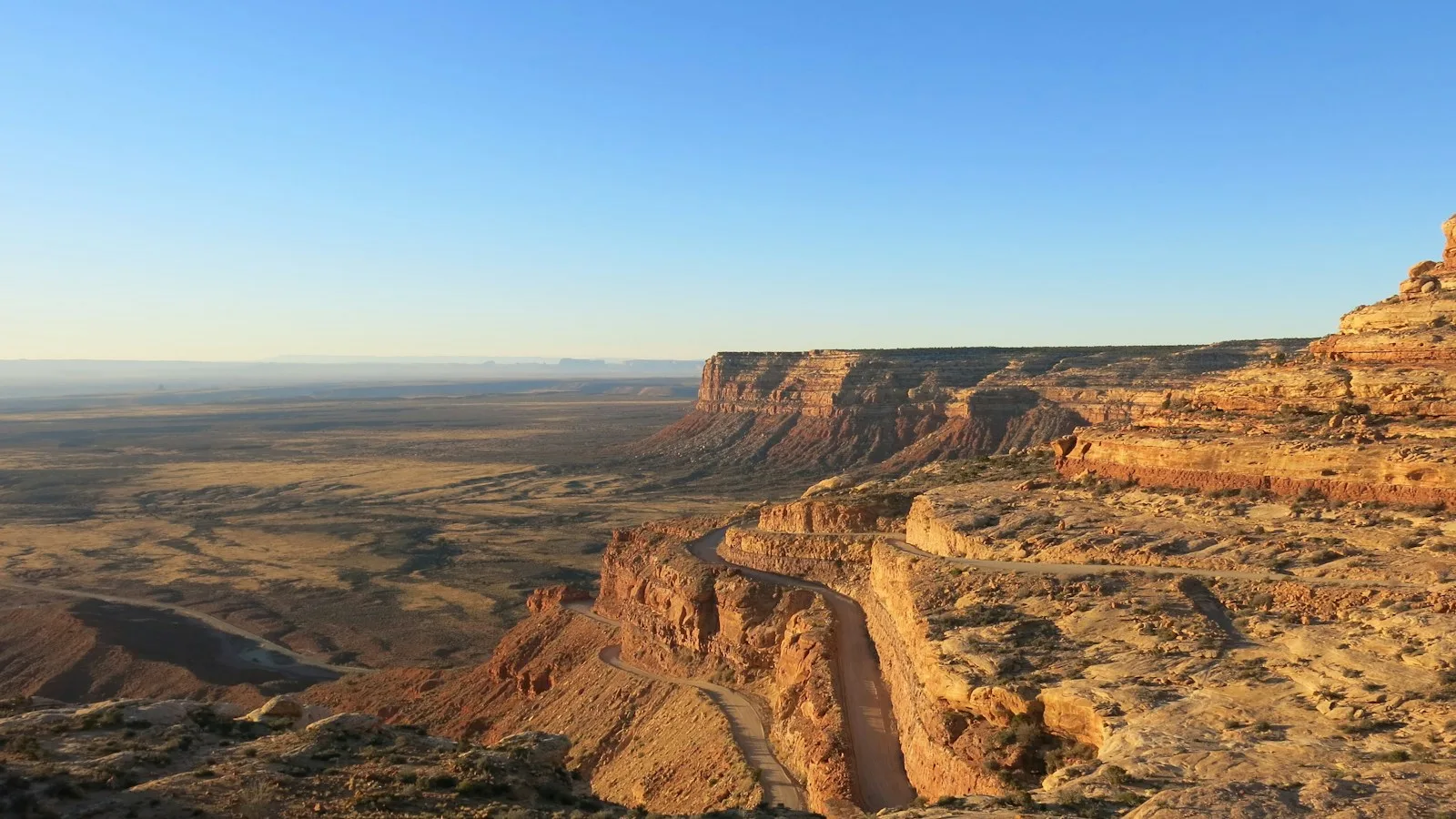 Paysage de désert rouge dans l'Ouest américain