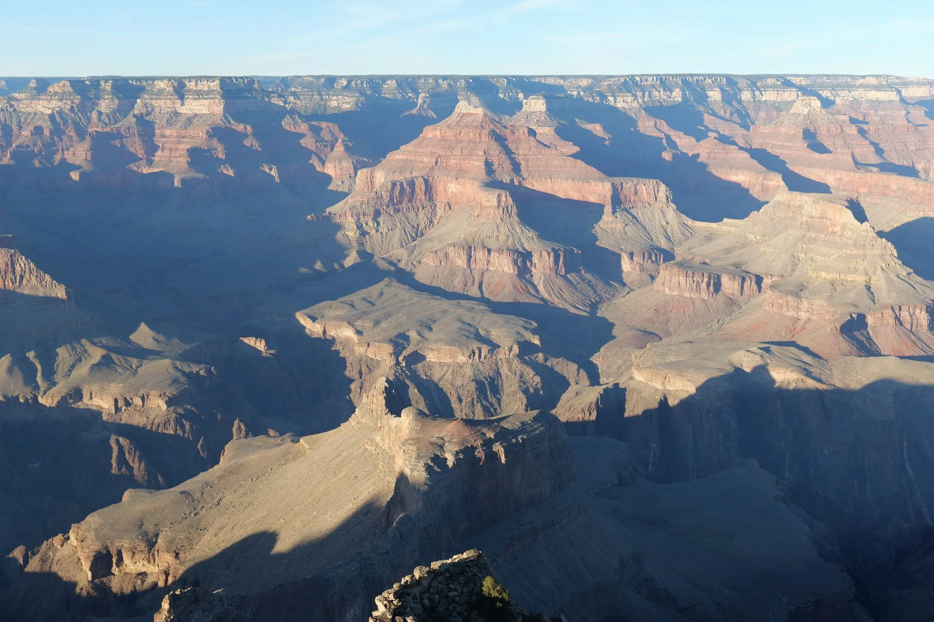 Vue sur le Grand Canyon depuis le South Rim en Arizona